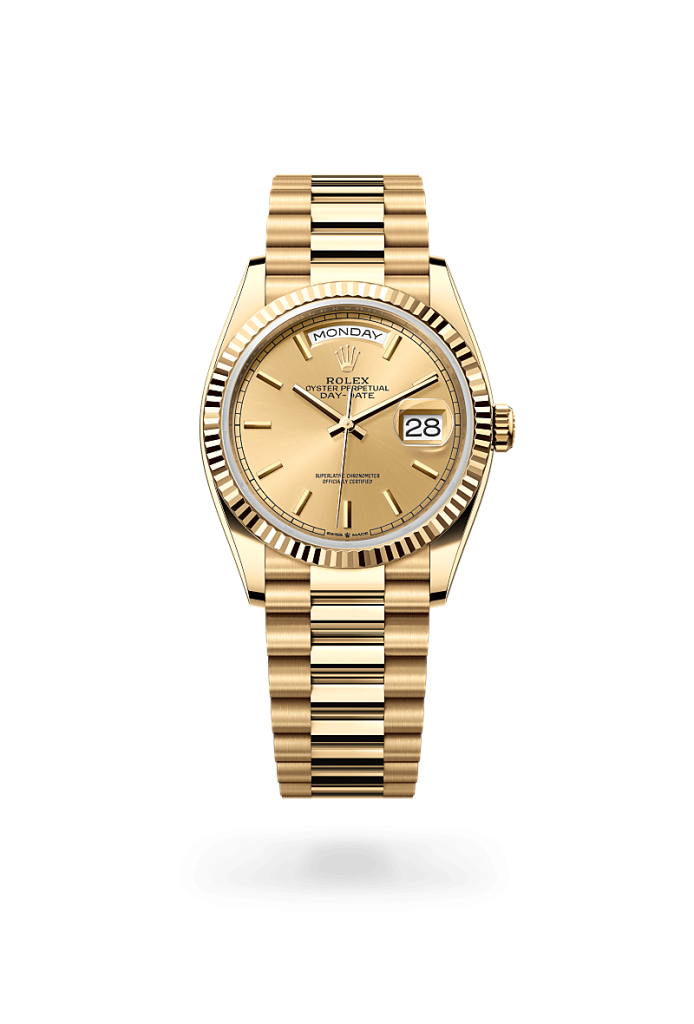 Rolex Day-Date 36 in Oro giallo 18 ct, M128238-0045-gioielleria Piccinini