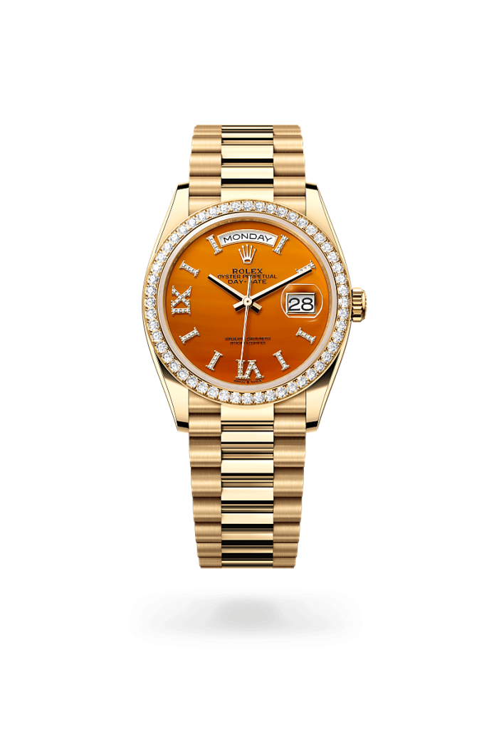 Rolex Day-Date 36 in Oro giallo 18 ct, M128348RBR-0049- Gioielleria Piccinini
