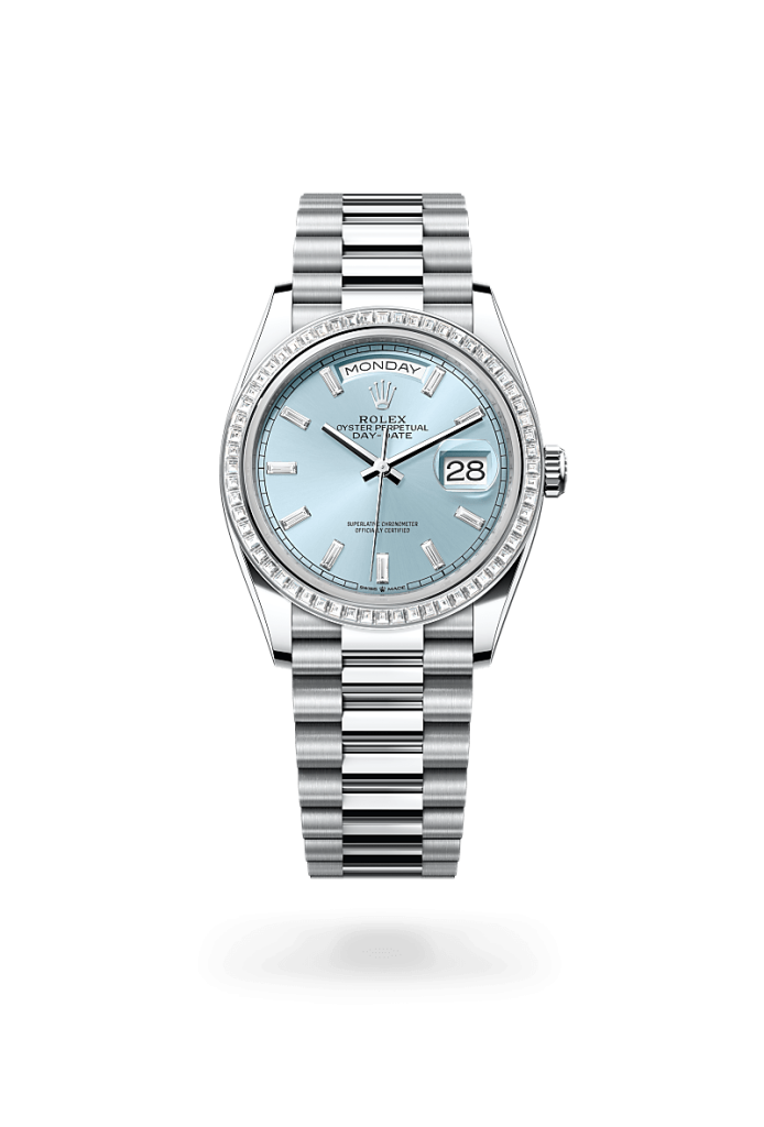 Rolex Day-Date 36 in Platino, M128396TBR-0003-gioielleria-piccinini