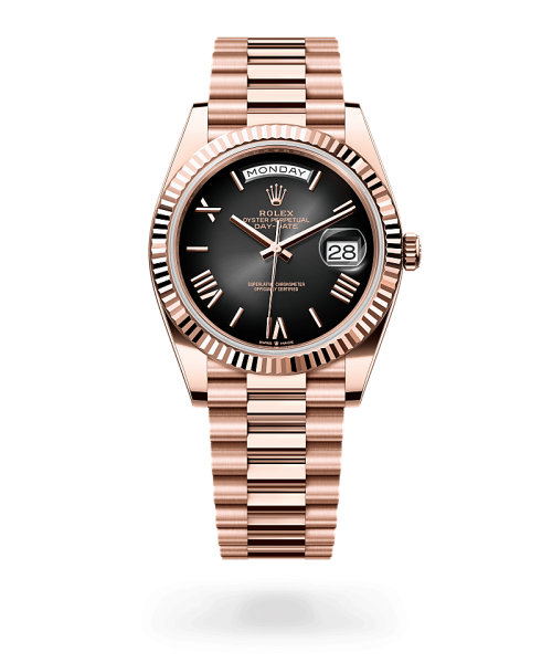 Rolex Day-Date 40 in Oro Everose 18 ct, M228235-0055-gioielleria piccinini