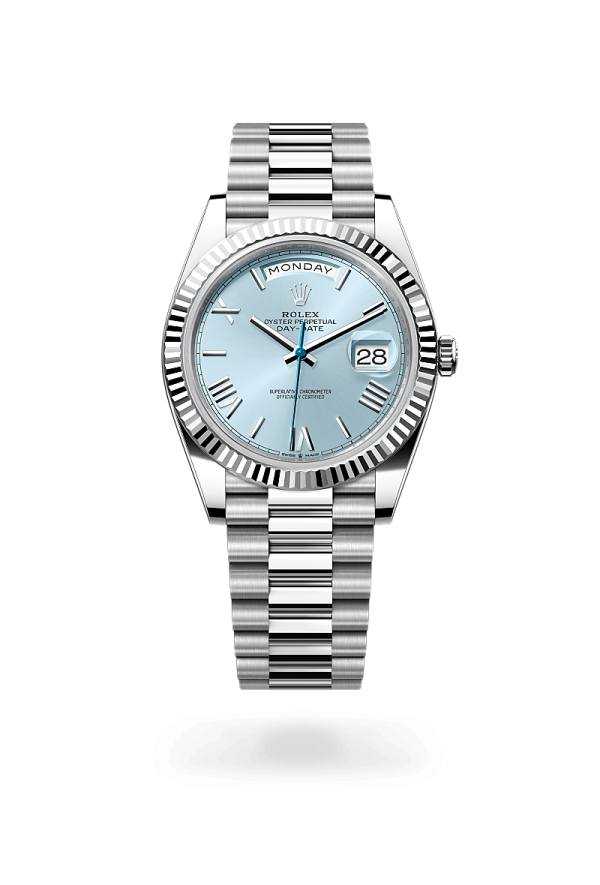Rolex Day-Date 40 in Platino, M228236-0012-gioielleria Piccinini