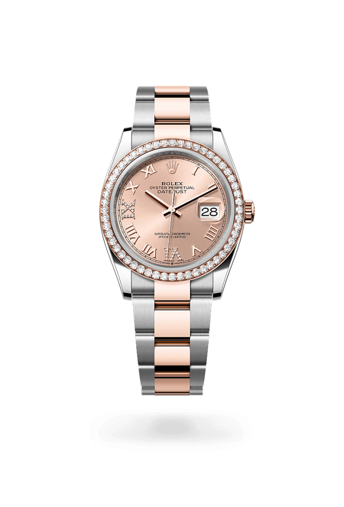 rolex Datejust in Rolesor Everose, m126281rbr-0016 - gioielleria piccinini