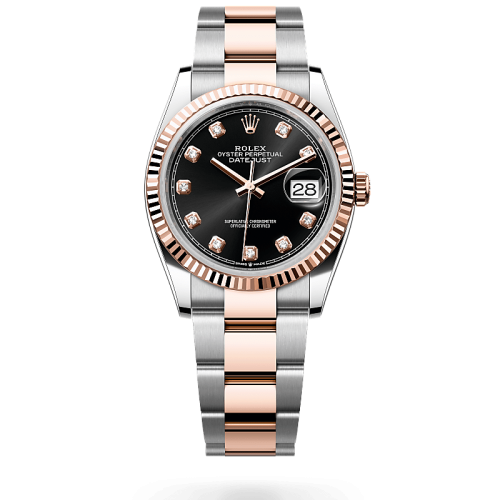 rolex datejust in Rolesor Everose, m126231-0020 - gioielleria piccinini