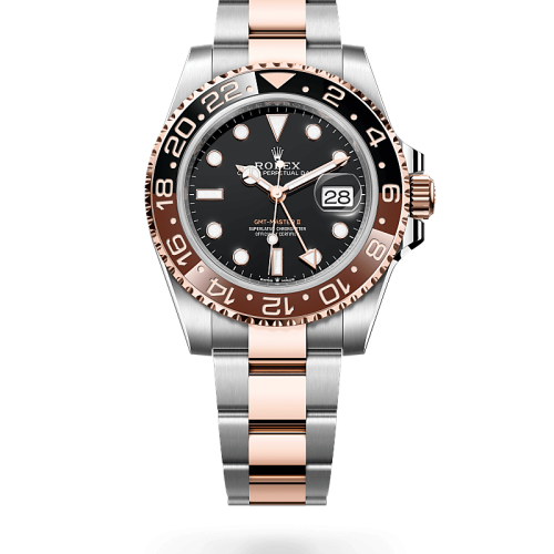 rolex GMT Master II in rolesor everose, m126711chnr-0002 - gioielleria piccinini