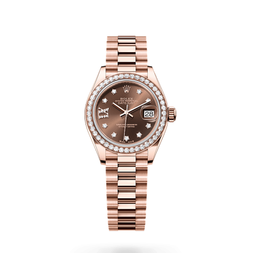 rolex Lady-datejust in Oro Everose, m279135rbr-0001 - gioielleria piccinini