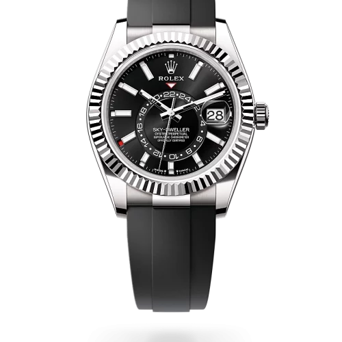 rolex sky-dweller in oro bianco, m336239-0002 - gioielleria piccinini